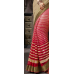Luxurious Red Colored Sequins Worked Net Satin Saree
